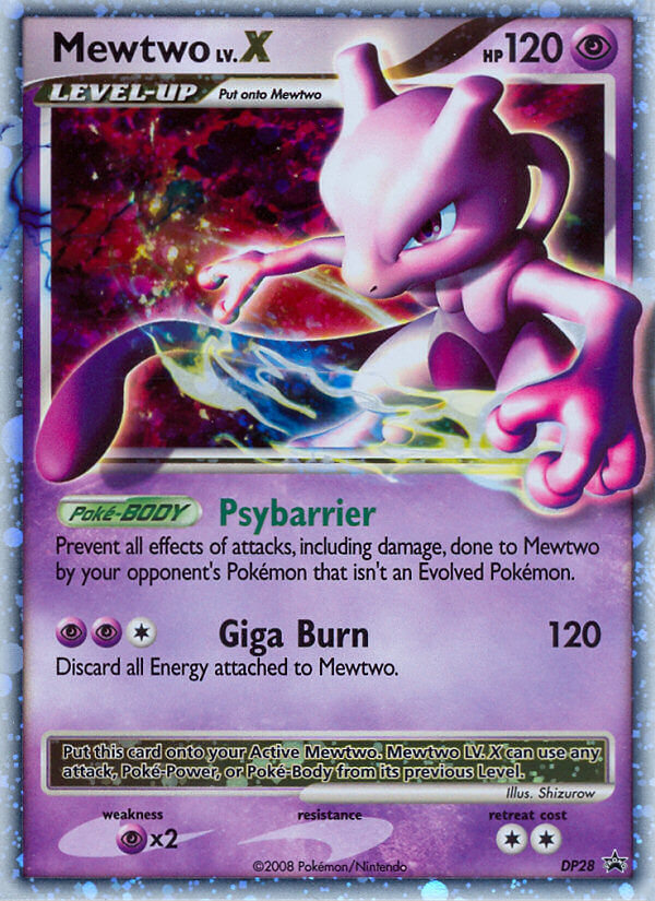 Mewtwo LV.X (DP28) [Diamond & Pearl: Black Star Promos] | Exor Games New Glasgow