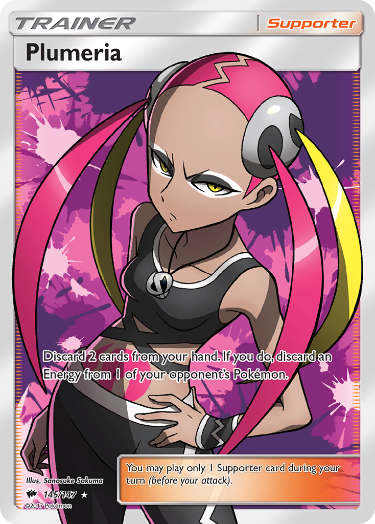 Plumeria (145/147) [Sun & Moon: Burning Shadows] | Exor Games New Glasgow