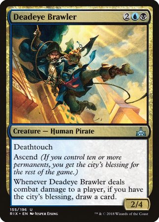 Deadeye Brawler [Rivals of Ixalan] | Exor Games New Glasgow