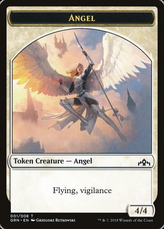 Angel Token [Guilds of Ravnica Tokens] | Exor Games New Glasgow