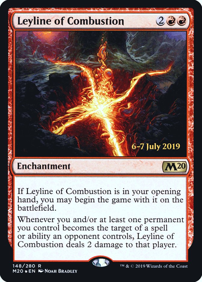 Leyline of Combustion  [Core Set 2020 Prerelease Promos] | Exor Games New Glasgow