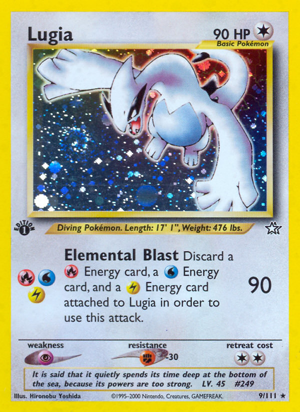 Lugia (9/111) [Neo Genesis 1st Edition] | Exor Games New Glasgow