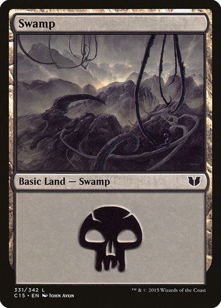 Swamp (331) [Commander 2015] | Exor Games New Glasgow