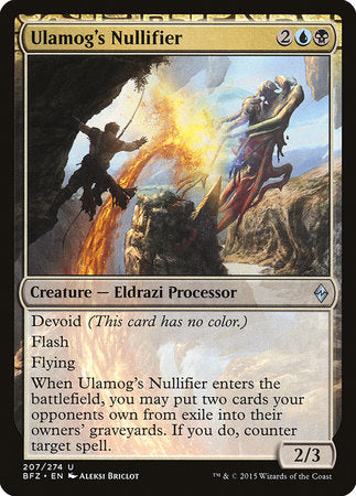 Ulamog's Nullifier [Battle for Zendikar] | Exor Games New Glasgow