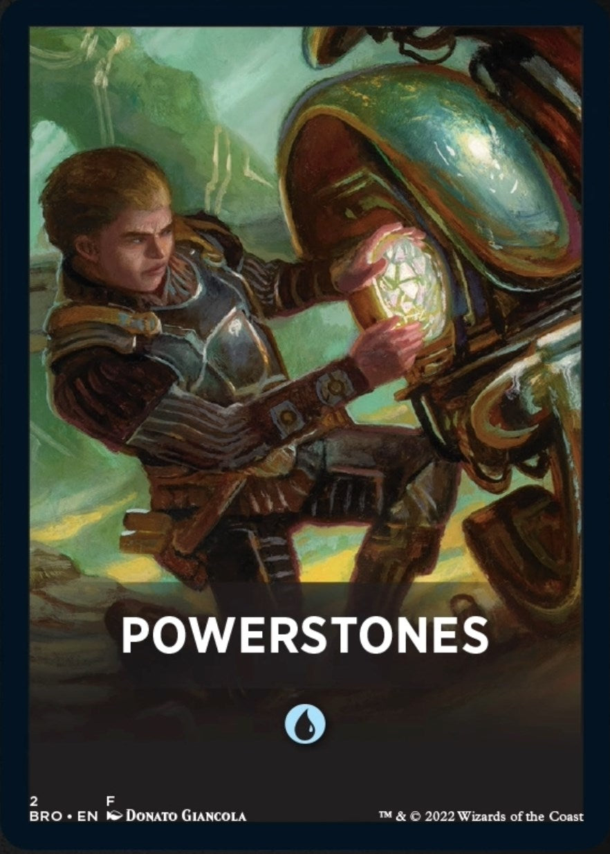 Powerstones Theme Card [The Brothers' War Tokens] | Exor Games New Glasgow