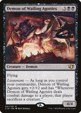 Demon of Wailing Agonies [Commander 2014] | Exor Games New Glasgow