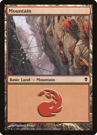 Mountain (245a) [Zendikar] | Exor Games New Glasgow