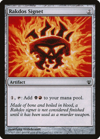 Rakdos Signet [Archenemy] | Exor Games New Glasgow