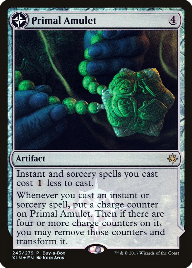 Primal Amulet // Primal Wellspring (Buy-A-Box) [Ixalan Treasure Chest] | Exor Games New Glasgow