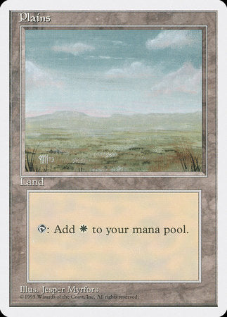 Plains (C) [Fourth Edition] | Exor Games New Glasgow