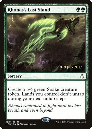 Rhonas's Last Stand [Hour of Devastation Promos] | Exor Games New Glasgow