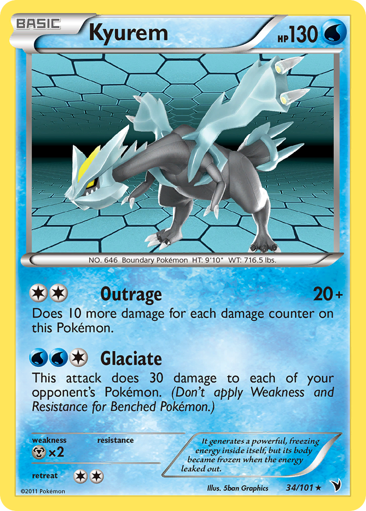 Kyurem (34/101) [Black & White: Noble Victories] | Exor Games New Glasgow