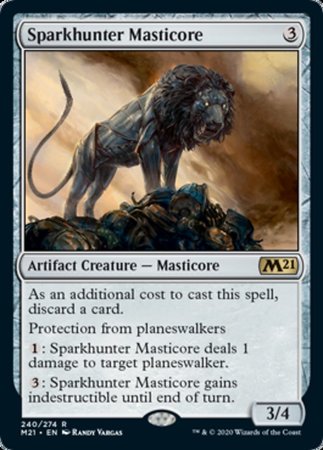 Sparkhunter Masticore [Core Set 2021] | Exor Games New Glasgow