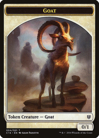 Goat // Thopter Double-sided Token [Commander 2016 Tokens] | Exor Games New Glasgow