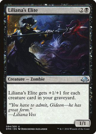 Liliana's Elite [Eldritch Moon] | Exor Games New Glasgow