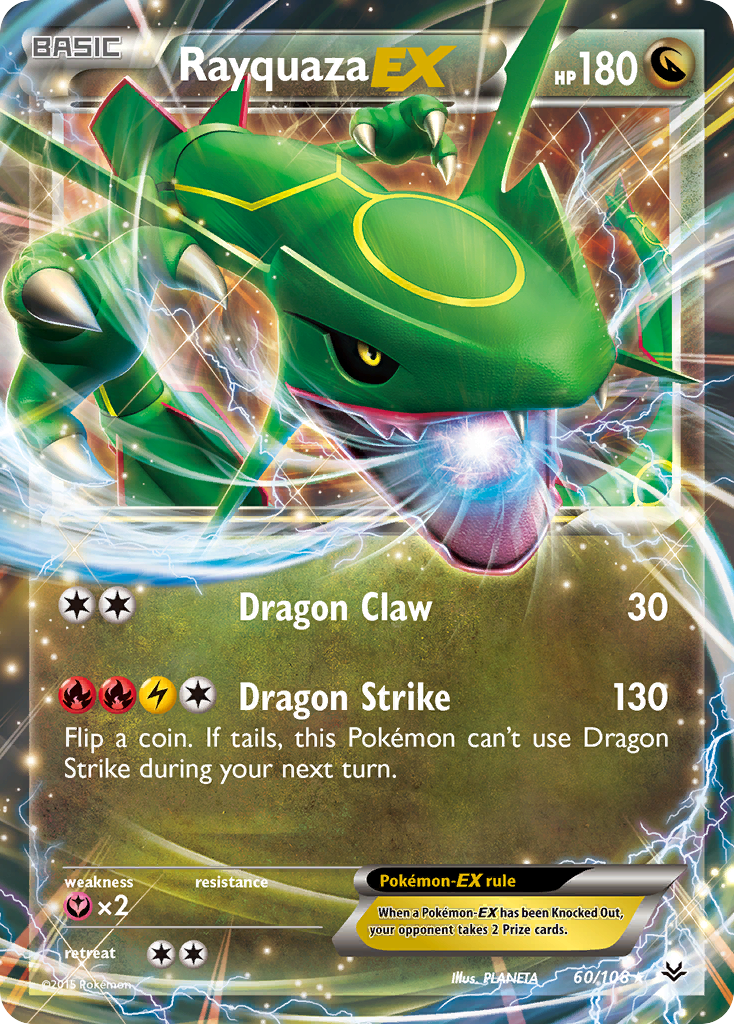 Rayquaza EX (60/108) [XY: Roaring Skies] | Exor Games New Glasgow