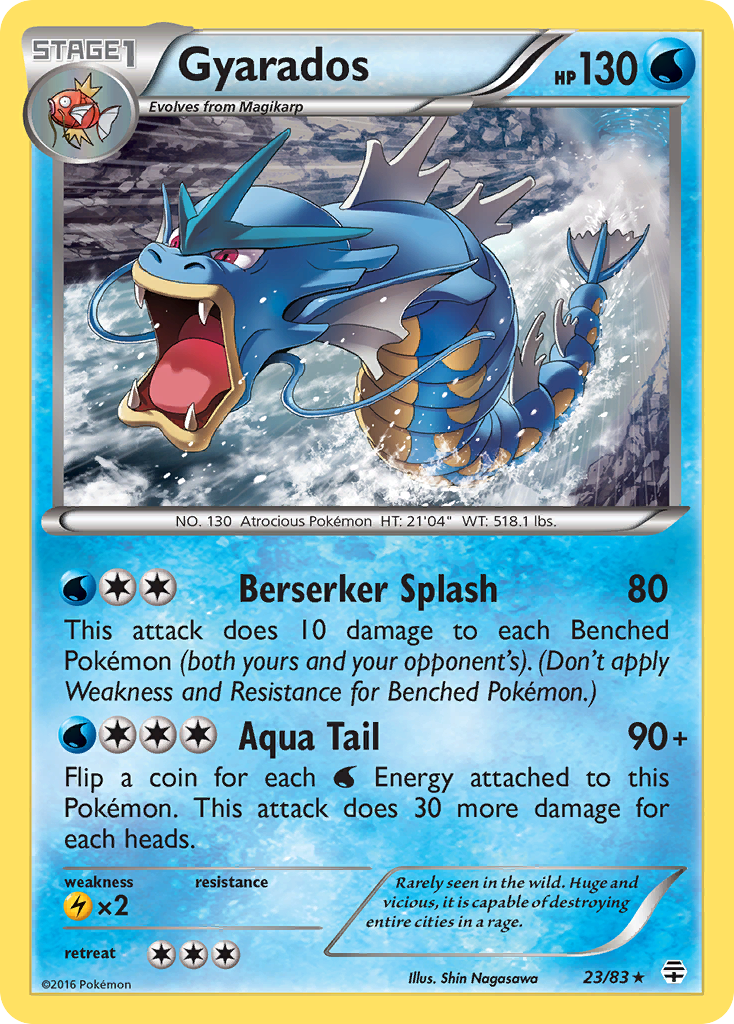 Gyarados (23/83) [XY: Generations] | Exor Games New Glasgow