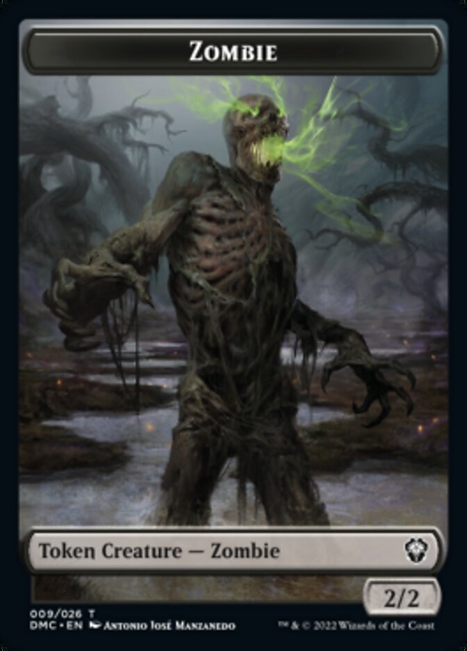 Bird (002) // Zombie Double-sided Token [Dominaria United Tokens] | Exor Games New Glasgow