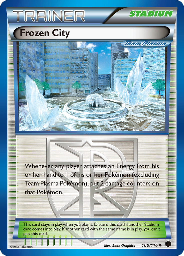 Frozen City (100/116) [Black & White: Plasma Freeze] | Exor Games New Glasgow