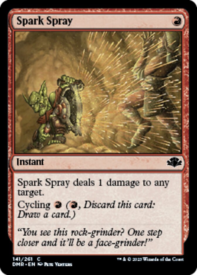 Spark Spray [Dominaria Remastered] | Exor Games New Glasgow