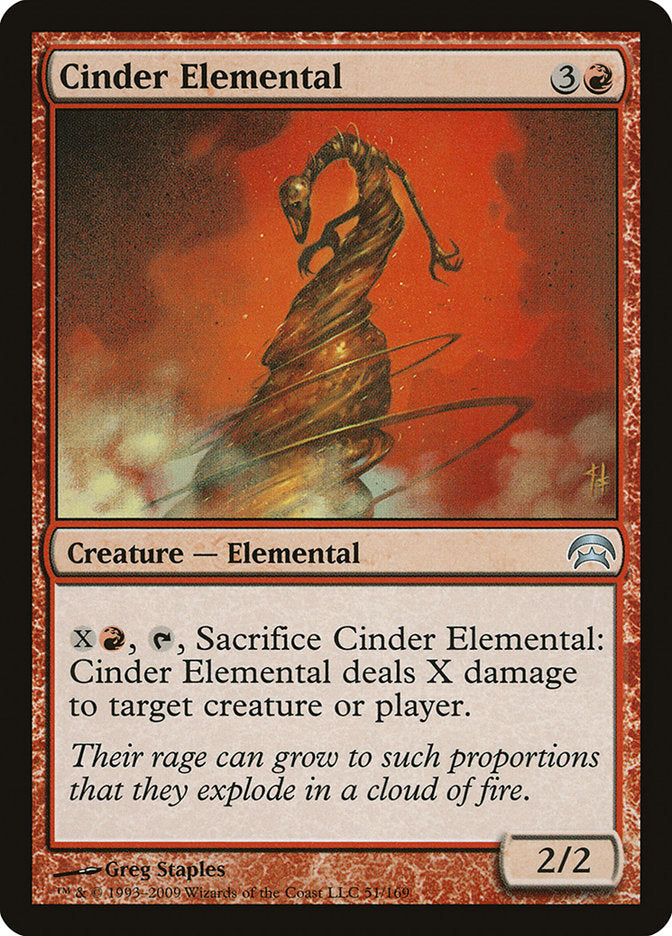 Cinder Elemental [Planechase] | Exor Games New Glasgow