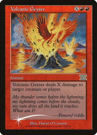 Volcanic Geyser [Friday Night Magic 2000] | Exor Games New Glasgow
