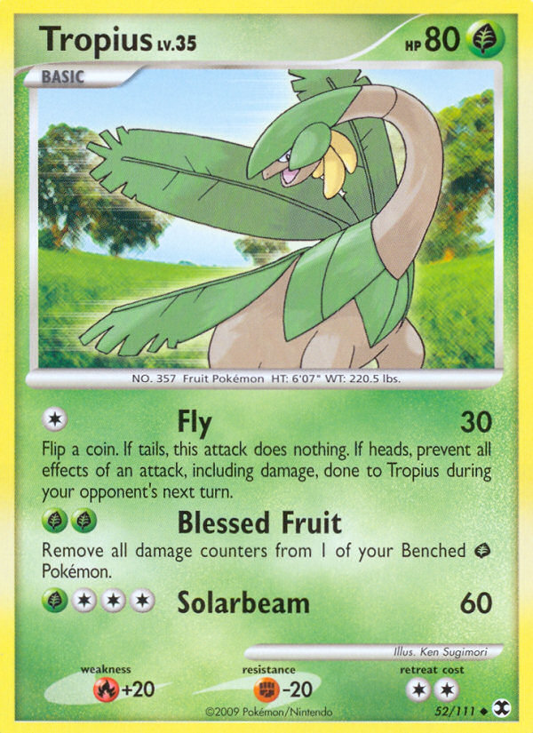 Tropius (52/111) [Platinum: Rising Rivals] | Exor Games New Glasgow