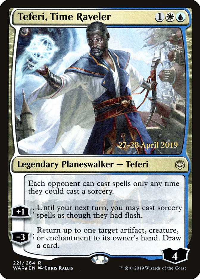 Teferi, Time Raveler  [War of the Spark Prerelease Promos] | Exor Games New Glasgow