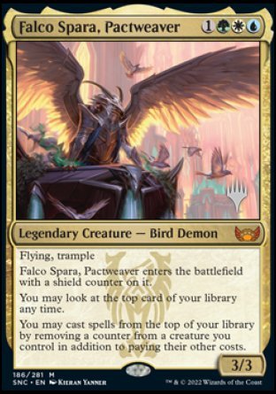 Falco Spara, Pactweaver (Promo Pack) [Streets of New Capenna Promos] | Exor Games New Glasgow