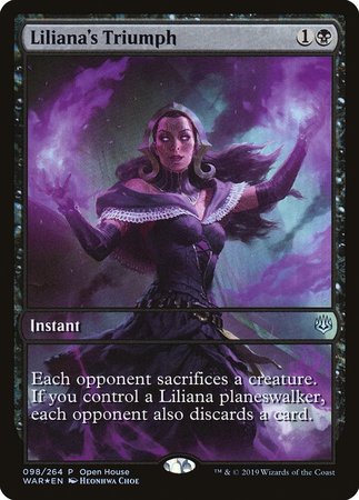 Liliana's Triumph [War of the Spark Promos] | Exor Games New Glasgow