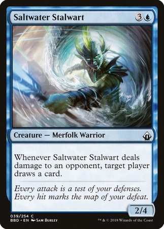 Saltwater Stalwart [Battlebond] | Exor Games New Glasgow