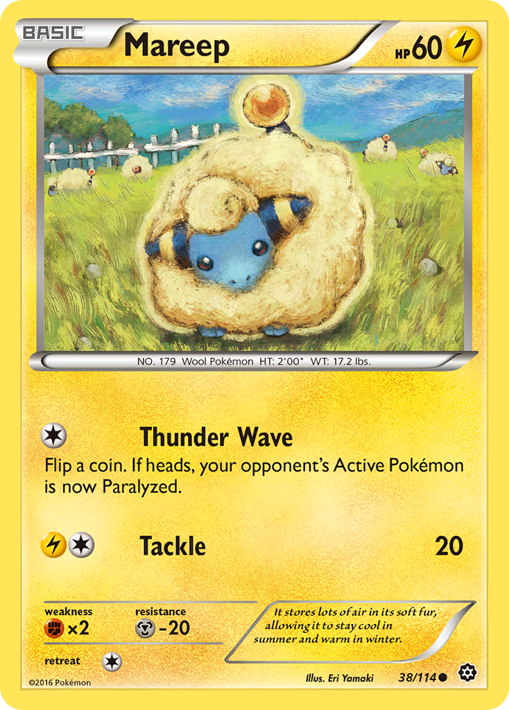 Mareep (38/114) [XY: Steam Siege] | Exor Games New Glasgow