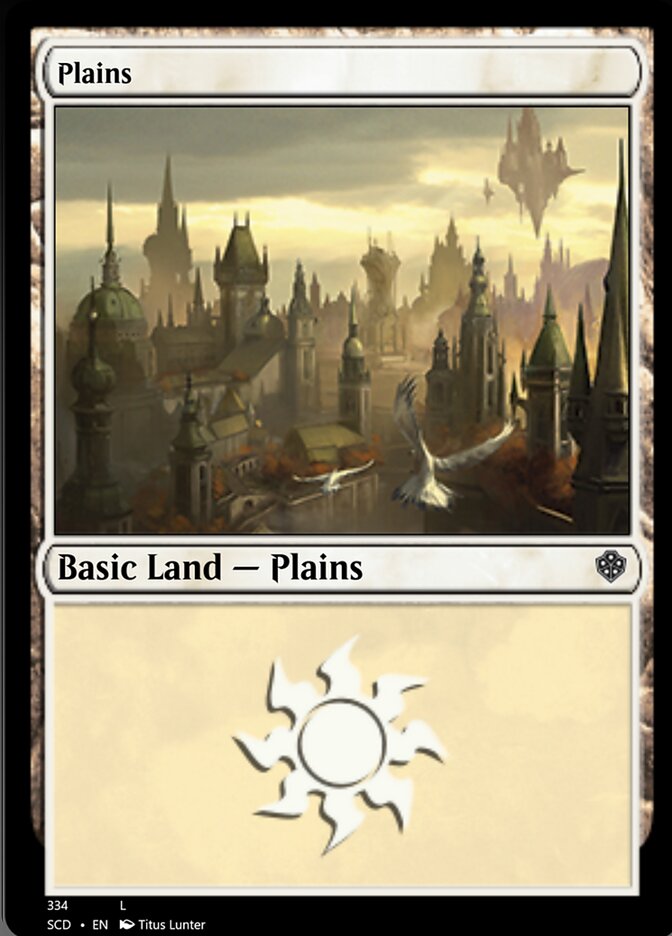 Plains (334) [Starter Commander Decks] | Exor Games New Glasgow