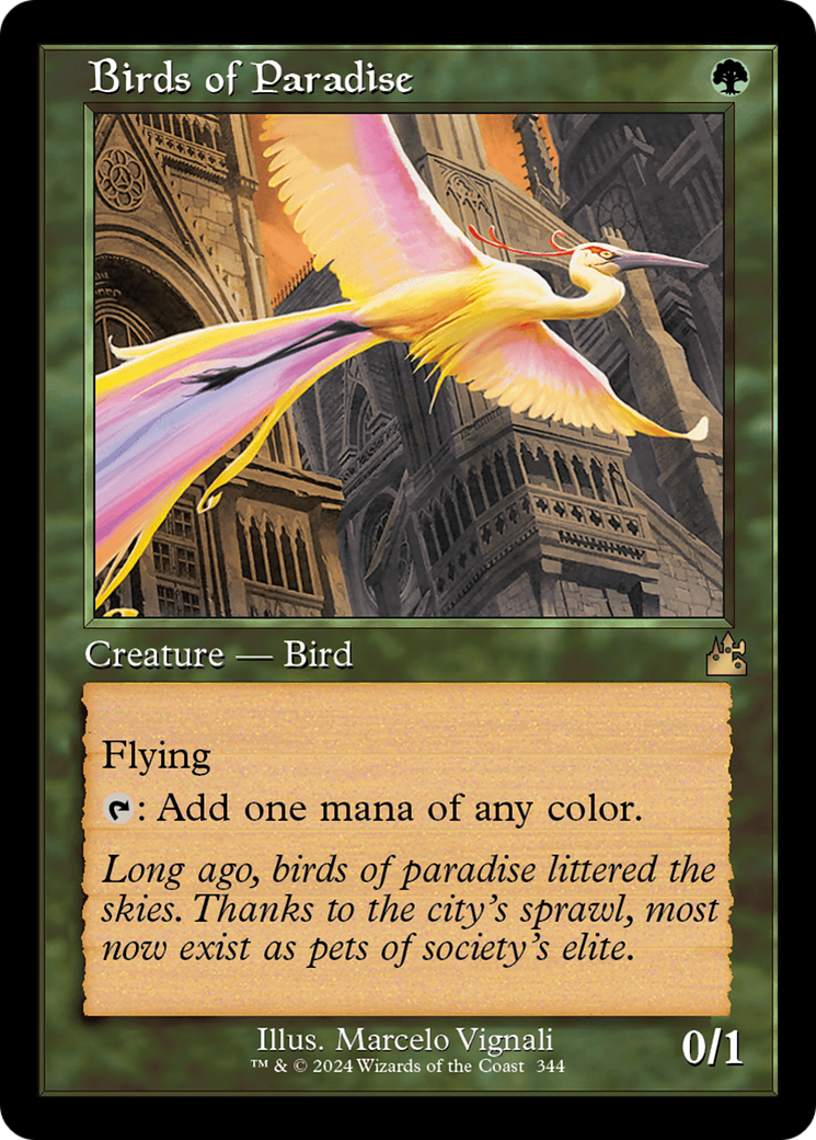 Birds of Paradise (Retro) [Ravnica Remastered] | Exor Games New Glasgow