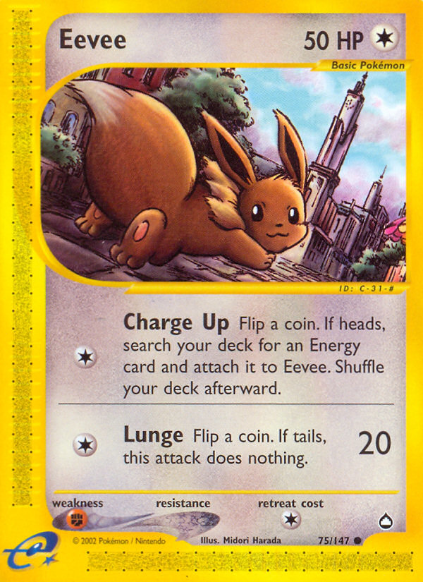 Eevee (75/147) [Aquapolis] | Exor Games New Glasgow