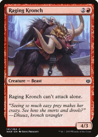 Raging Kronch [War of the Spark] | Exor Games New Glasgow