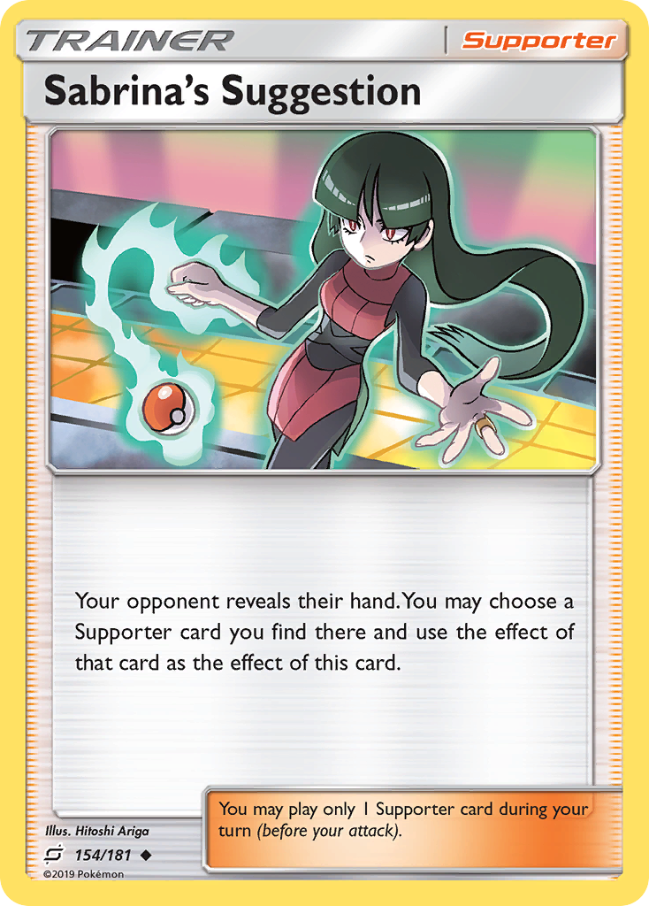 Sabrina's Suggestion (154/181) [Sun & Moon: Team Up] | Exor Games New Glasgow