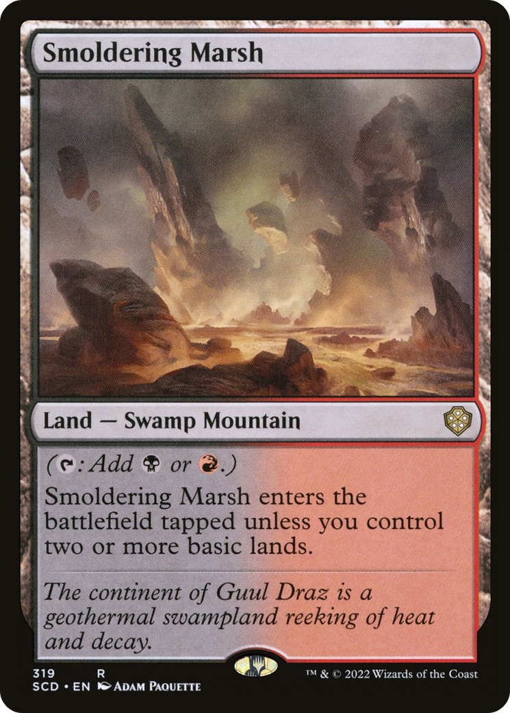 Smoldering Marsh [Starter Commander Decks] | Exor Games New Glasgow