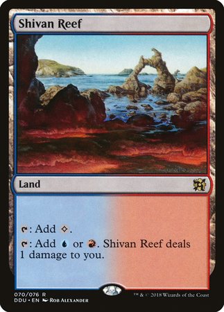 Shivan Reef [Duel Decks: Elves vs. Inventors] | Exor Games New Glasgow