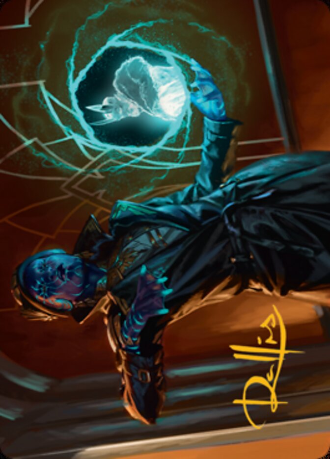 Kamiz, Obscura Oculus Art Card (Gold-Stamped Signature) [Streets of New Capenna Art Series] | Exor Games New Glasgow