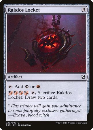 Rakdos Locket [Commander 2019] | Exor Games New Glasgow