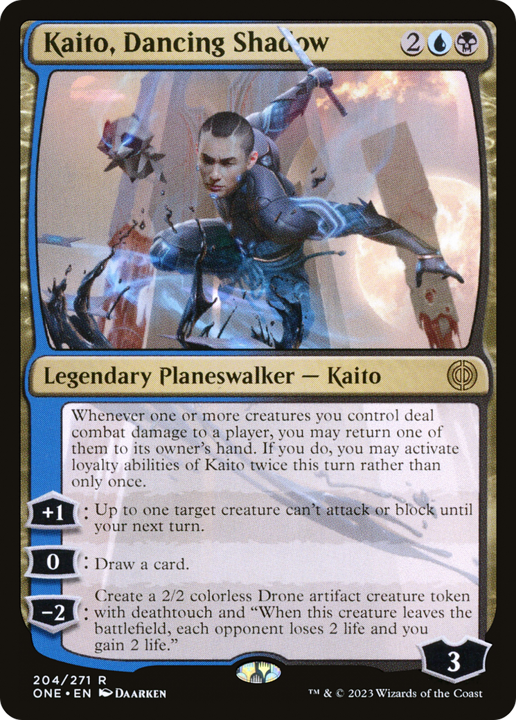 Kaito, Dancing Shadow [Phyrexia: All Will Be One] | Exor Games New Glasgow