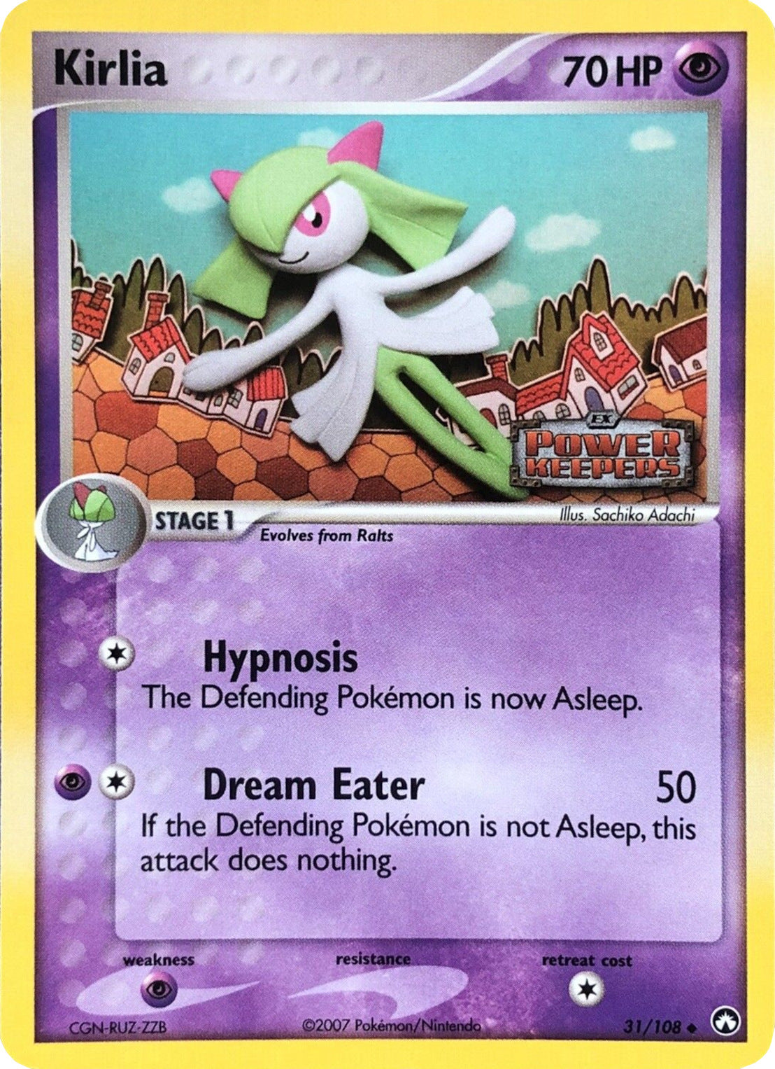 Kirlia (31/108) (Stamped) [EX: Power Keepers] | Exor Games New Glasgow