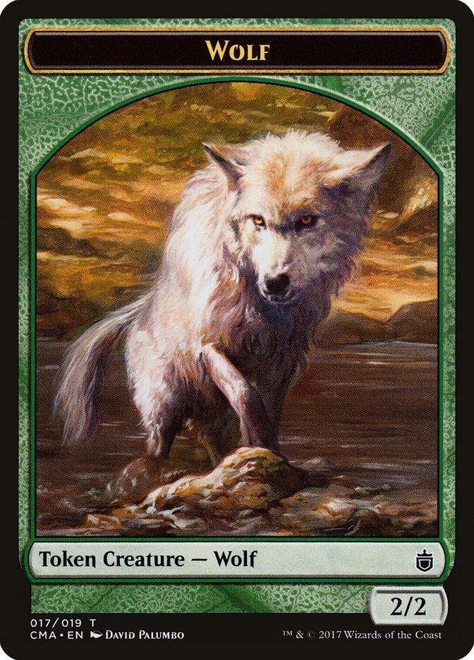 Wolf (017/019) [Commander Anthology Tokens] | Exor Games New Glasgow