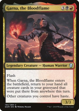 Garna, the Bloodflame [Dominaria] | Exor Games New Glasgow