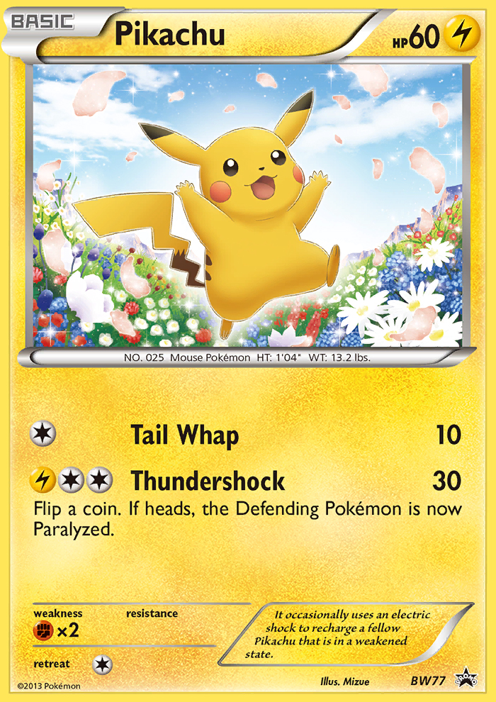 Pikachu (BW77) [Black & White: Black Star Promos] | Exor Games New Glasgow