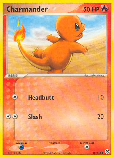 Charmander (58/112) [EX: FireRed & LeafGreen] | Exor Games New Glasgow