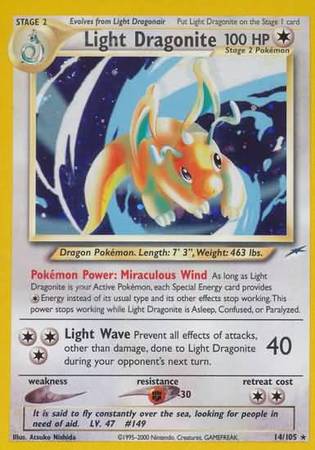 Light Dragonite (14/105) [Neo Destiny Unlimited] | Exor Games New Glasgow