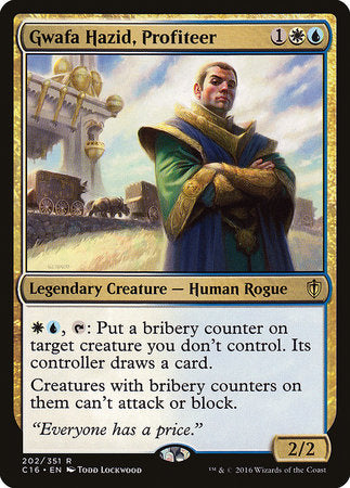 Gwafa Hazid, Profiteer [Commander 2016] | Exor Games New Glasgow