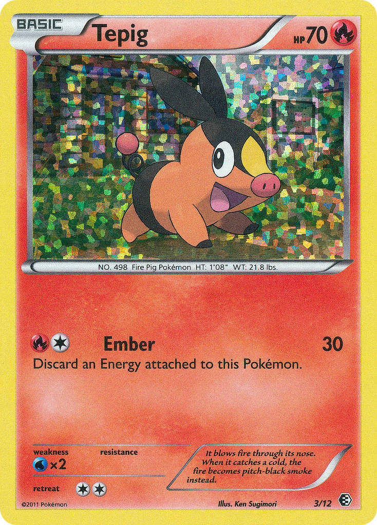 Tepig (3/12) [McDonald's Promos: 2011 Collection] | Exor Games New Glasgow